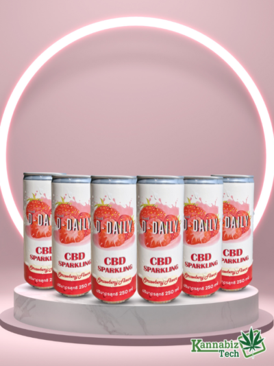 CBD Strawberry Sparkling new logo (Pack 6)