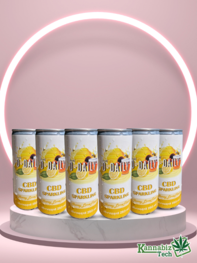 CBD Honey Lime Sparkling new logo (Pack 6)