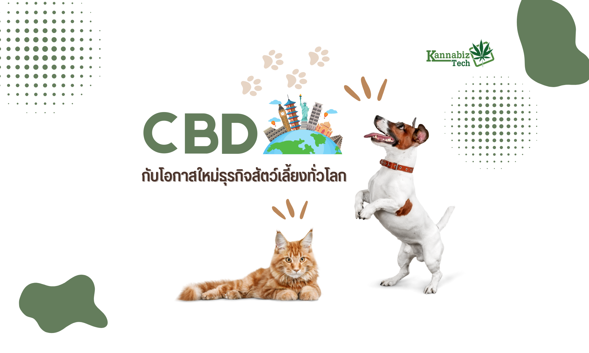 บทความ CBD กับสัตว์เลี้ยง